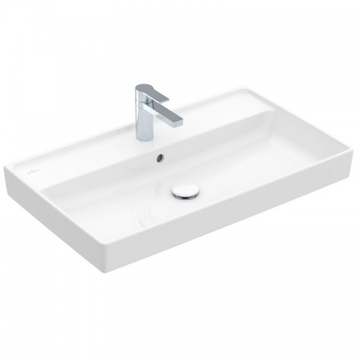 Villeroy&Boch Collaro pakabinamas praustuvas 80x47 cm, baltas blizgus