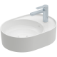 Villeroy&Boch Collaro praustuvas su skyle maišytuvui 51x38 cm, baltas blizgus