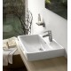 Laufen Pro praustuvas su nušlifuota apačia 55x48 cm, baltas blizgus