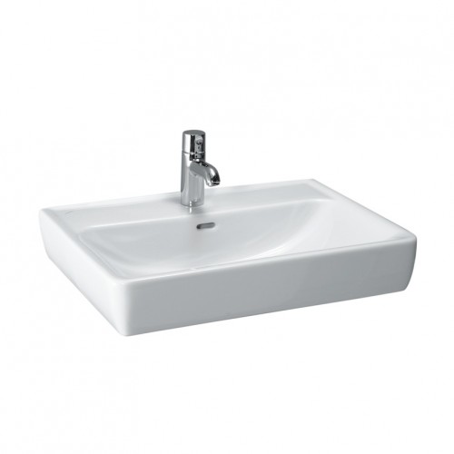 Laufen Pro praustuvas su nušlifuota apačia 55x48 cm, baltas blizgus