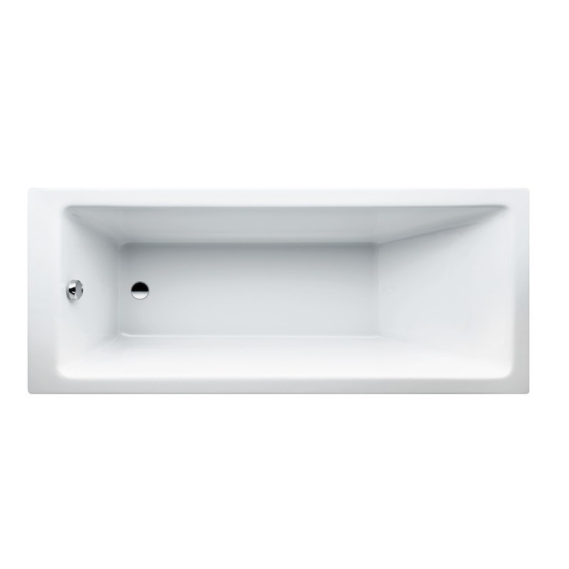 Laufen Pro stačiakampė akrilinė vonia su aliuminio rėmu 170x70 cm