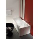 Laufen Pro stačiakampė akrilinė vonia su aliuminio rėmu 170x75 cm