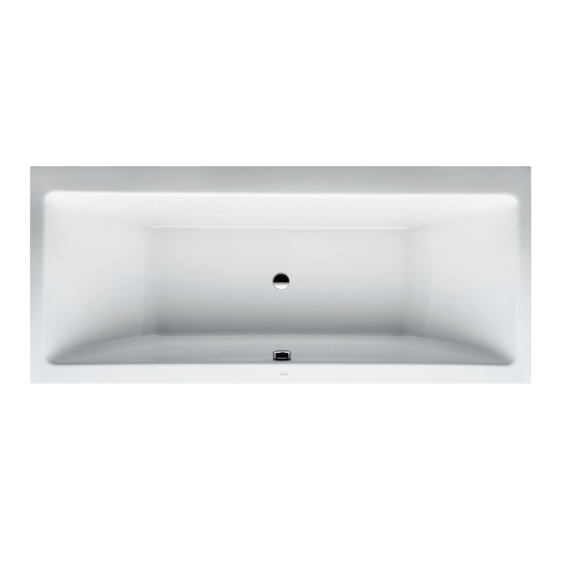 Laufen Pro stačiakampė akrilinė vonia su aliuminio rėmu 180 x 80 cm