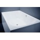 Vispool Libero Duo 190x120 cm stačiakampė akmens masės vonia
