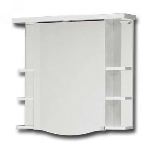 Raguvos Baldai veidrodinė spintelė su apšvietimu LED, IP44, balta blizgi, 70 cm, RV70M