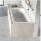 Ravak Chrome Slim įleidžiama akrilinė vonia 160x70 cm su kojomis