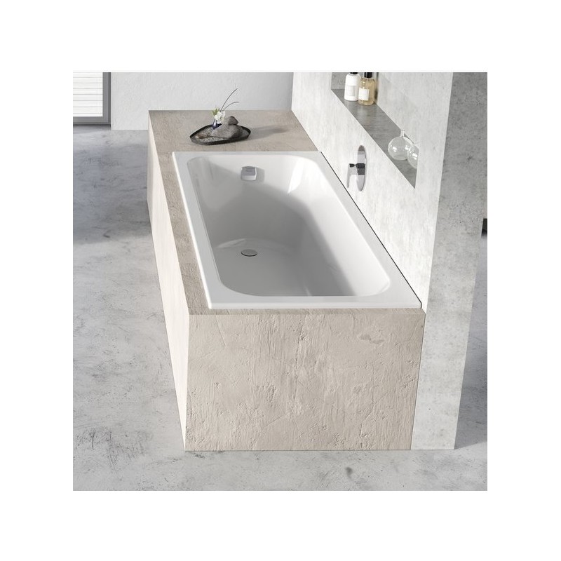 Ravak Chrome Slim įleidžiama akrilinė vonia 160x70 cm su kojomis