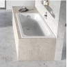 Ravak Chrome Slim įleidžiama akrilinė vonia 160x70 cm su kojomis