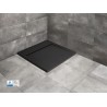 Radaway Teos C akmens masės kvadratinis dušo padėklas juodos spalvos 1000x1000 mm