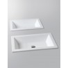 Azzurra Thin praustuvas įleidžiamas į stalviršį 60x40 cm