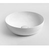 Azzurra Elegance Round 40x40 cm pastatomas ant stalviršio praustuvas