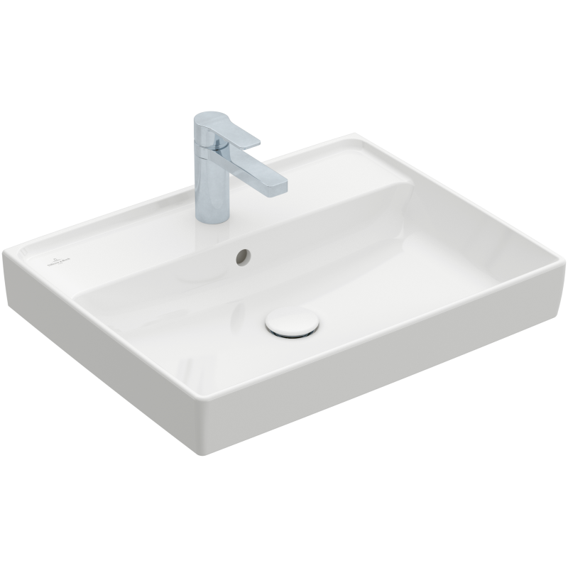 Villeroy&Boch Collaro pakabinamas praustuvas 60x47 cm, baltas blizgus