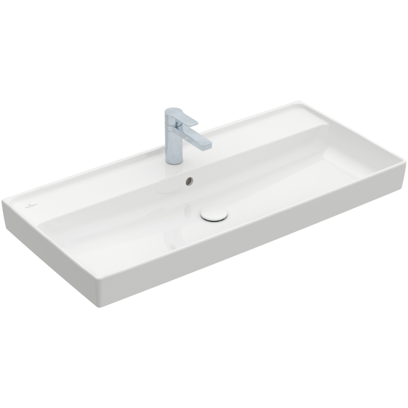 Villeroy&Boch Collaro pakabinamas praustuvas 100x47 cm, baltas blizgus