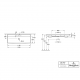 Villeroy&Boch Collaro pakabinamas praustuvas 120x47 cm, baltas blizgus
