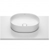 Roca Inspira Round FINECERAMIC® praustuvas dubuo 50x37 cm