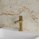 Omnires Contour maišytuvas praustuvui, braižyto aukso spalvos, CT8010GLB