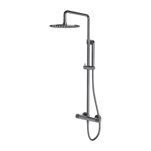 Omnires Contour virštinkinė termostatinė dušo sistema, chromas, CT8044CR