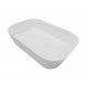 HATRIA HAPPY HOUR SLIM 18:00 S ALCHEMY 55x38 cm keramikinis baltas matinis praustuvas