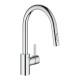 Grohe Eurosmart Cosmo virtuvinis maišytuvas su ištraukiama žarna, chromas, 31481001