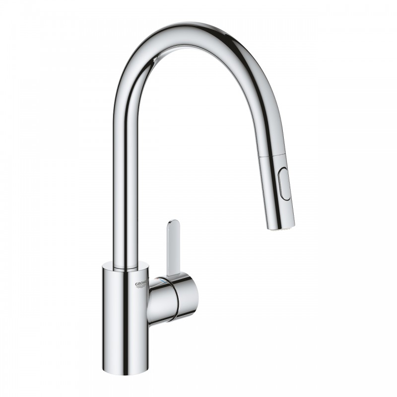 Grohe Eurosmart Cosmo virtuvinis maišytuvas su ištraukiama žarna