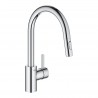 Grohe Eurosmart Cosmo virtuvinis maišytuvas su ištraukiama žarna, chromas, 31481001
