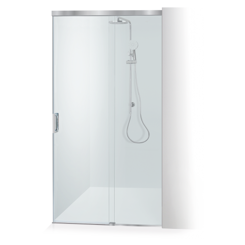 Brasta Glass dušo durys Gabija Soft 140 cm, stiklo spalva pasirinktinai