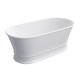 Omnires Classica M+ laisvai pastatoma vonia 160x79 cm, blizgi balta, CLASSICAWWBP