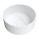 Omnires Cadence M+ ant stalviršio montuojamas praustuvas 42x42 cm, matinis baltas, CADENCER420BM