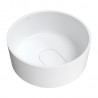 Omnires Cadence M+ ant stalviršio montuojamas praustuvas 42x42 cm, matinis baltas, CADENCER420BM