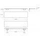 Bemeta Organic metalinė lentyna 60 cm