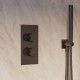 Omnires Contour potinkinė termostatinė dušo sistema, antracito spalva, SYSCT11AT