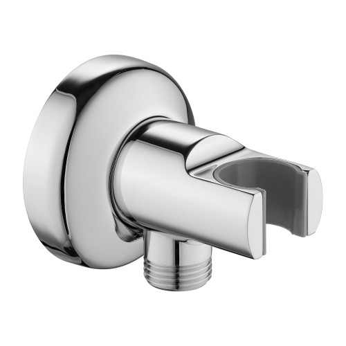Omnires Art Deco vandens išvadas iš sienos su dušo galvutės laikikliu, chromas, 8869CR