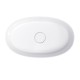 Omnires NEO M+ pastatomas ant stalviršio praustuvas 60x36 cm, baltas blizgus, NEOUNBP