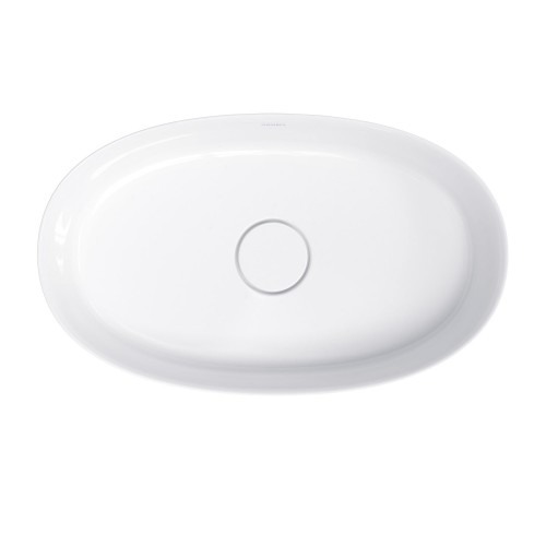 Omnires NEO M+ pastatomas ant stalviršio praustuvas 60x36 cm, baltas blizgus, NEOUNBP