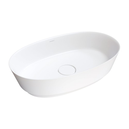 Omnires NEO M+ pastatomas ant stalviršio matinis baltas praustuvas 60x36 cm, NEOUNBM