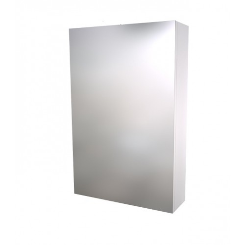 RB Scandic veidrodinė spintelė be apšvietimo, balta blizgi, 46 cm