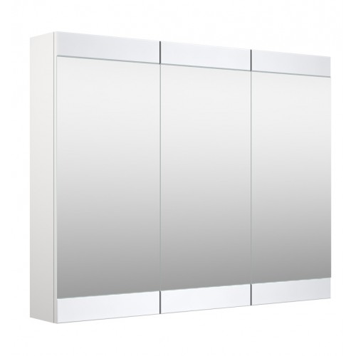 RB Serena Retro veidrodinė spintelė be apšvietimo, balta blizgi, 100 cm