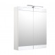RB Serena Retro veidrodinė spintelė su LED apšvietimu, IP44, balta blizgi, 60x70 cm, 1302311