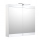 RB Serena Retro veidrodinė spintelė su LED apšvietimu, IP44, balta blizgi, 80x70 cm, 1302511