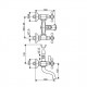 Klasikinis maišytuvas voniai Emmevi  Deco Classic su dušo komplektu 12011 (spalvų pasirinkimas)