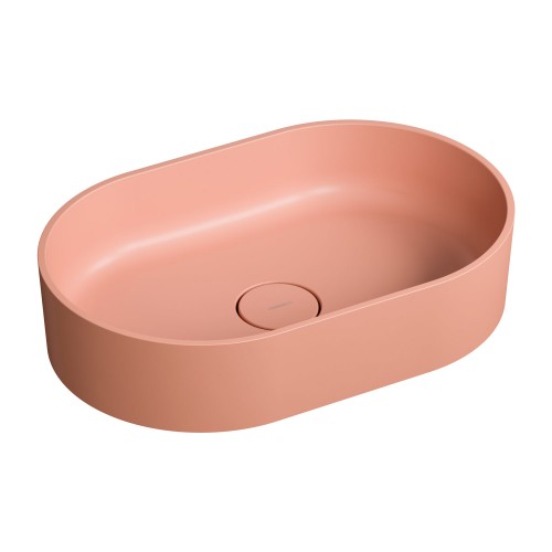 Omnires OVO M+ Coral pastatomas ant stalviršio praustuvas 55x36 cm, OVOUNCO