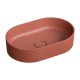 Omnires OVO M+ Terracotta pastatomas ant stalviršio praustuvas 55x36 cm, OVOUNTE