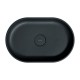 Omnires OVO M+ Black lava pastatomas ant stalviršio praustuvas 55x36 cm, juodas matinis, OVOUNBLV