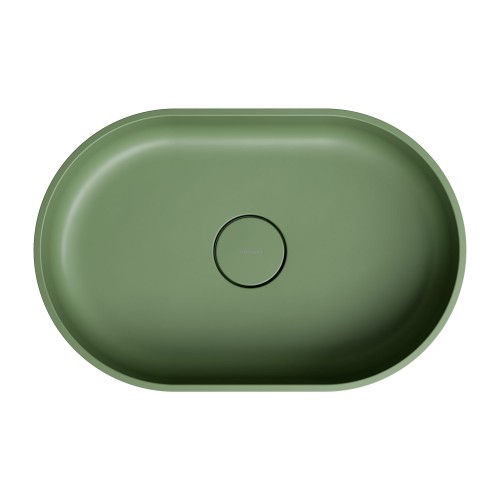 Omnires OVO M+ Olive pastatomas ant stalviršio praustuvas 55x36 cm, OVOUNOL