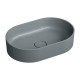 Omnires OVO M+ Ash grey pastatomas ant stalviršio praustuvas 55x36 cm, OVOUNAG