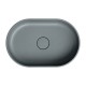Omnires OVO M+ Ash grey pastatomas ant stalviršio praustuvas 55x36 cm, OVOUNAG
