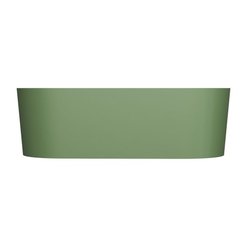 Omnires Ovo M+ Olive laisvai pastatoma akmens masės vonia 160x75 cm, OVOWWOL