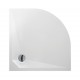 Roth pusapvalis dušo padėklas Marmo Neo Round 80x80 cm