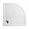 Roth pusapvalis dušo padėklas Flat Round 80x80 cm su apdaila