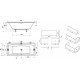 Ravak Formy 02 Slim akrilinė vonia 180x80 cm